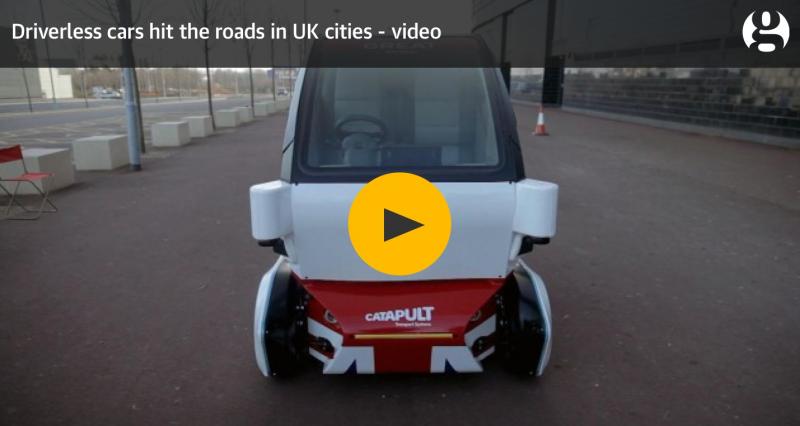 Driverless cars hit the roads in UK cities