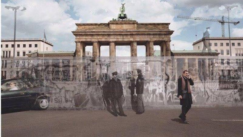 A gallery of photos of places mixed with their past history.
